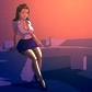 Curvy Office Pinup 3 Wallpaper