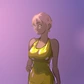Gold Dress Pinup